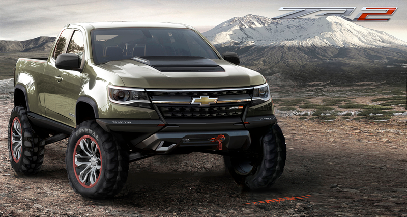 Illustration for article titled 2015 Chevrolet Colorado ZR2 Could Be A Righteous Compact Off-Roader